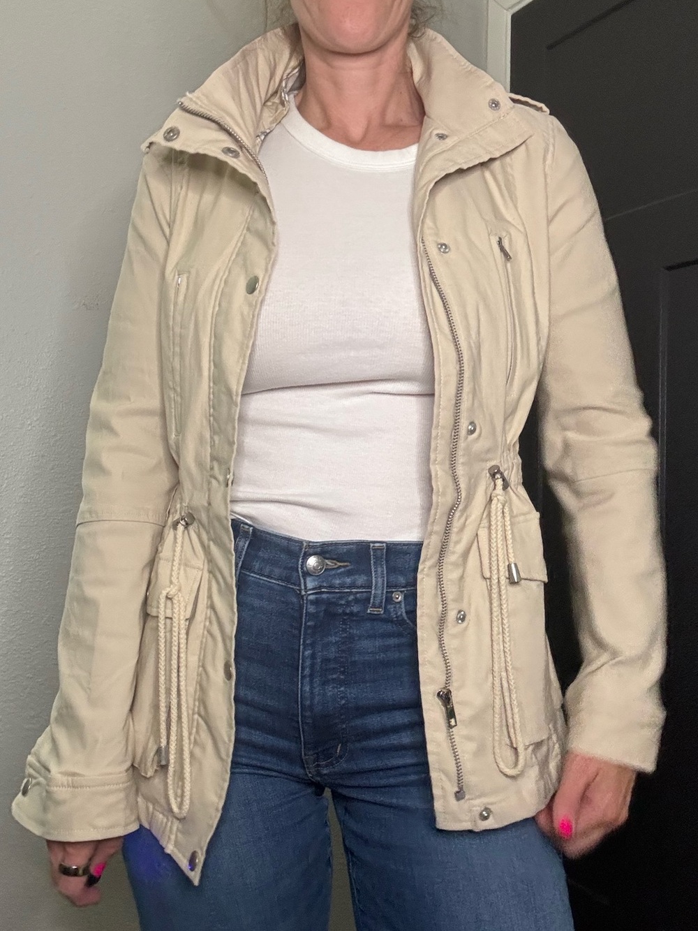 Stylish Tan Utility Jacket for Women